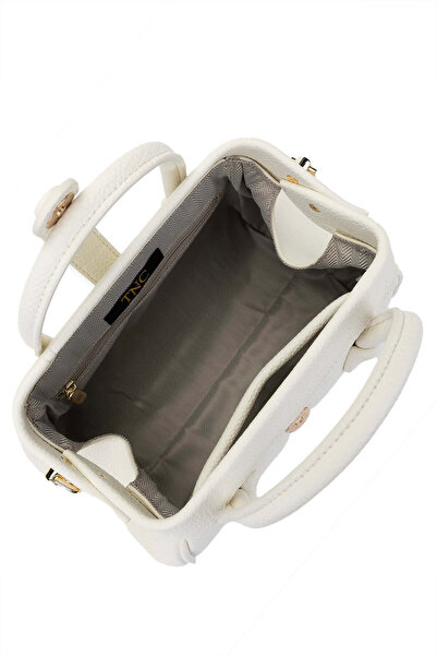 Tamer Tanca Women's Vegan White Shoulder Bag