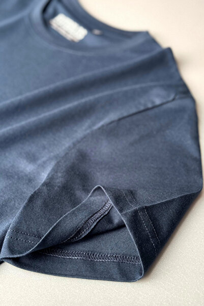 Futbolos Темно-синя чоловіча футболка з принтом Tisort Lazio з екіпажем