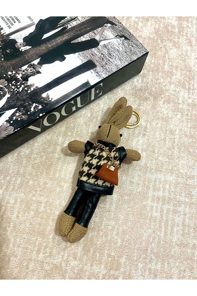 Butik Tacca Rabbit Bag Charm, Special Design Bag Accessory and Keychain