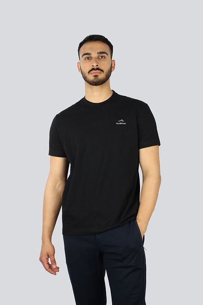 PAUL&SHARK Ανδρικό μαύρο μπλουζάκι 25411074-011