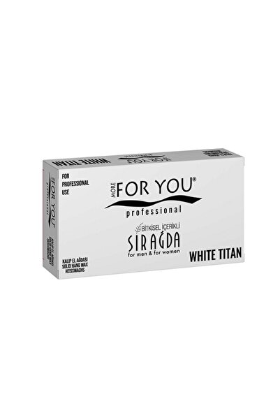 More For You Kalıp Sir Ağda Beyaz (White Titan) 500 ml (BİTKİSEL IÇERİKLİ)