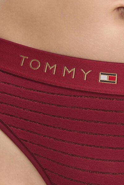 Tommy Hilfiger Kadın Kırmızı Coordinate Brief UW0UW05588