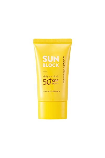 Nature Republic واقي الشمس اليومي من كاليفورنيا ألو، عامل حماية من الشمس 50+ PA++++، 1.92 أونصة سائلة (57 مل)، نيتشر ريبابليك