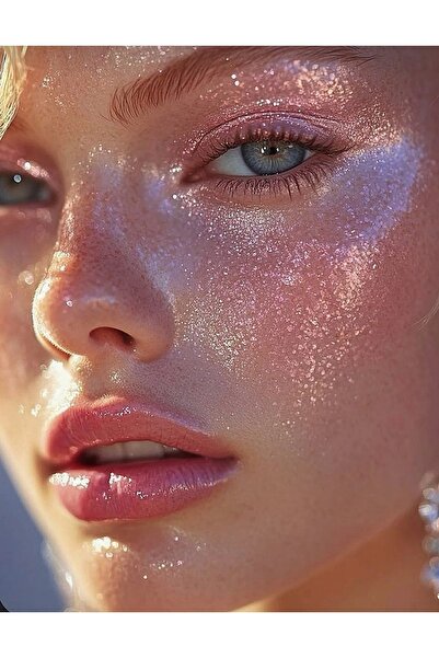 Serashine Pembe Simli Glitter Jel Far -yüz Ve Vücut Simi