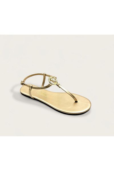 Tkees Buckle Gold Gold Women's Flip Flops Sandals