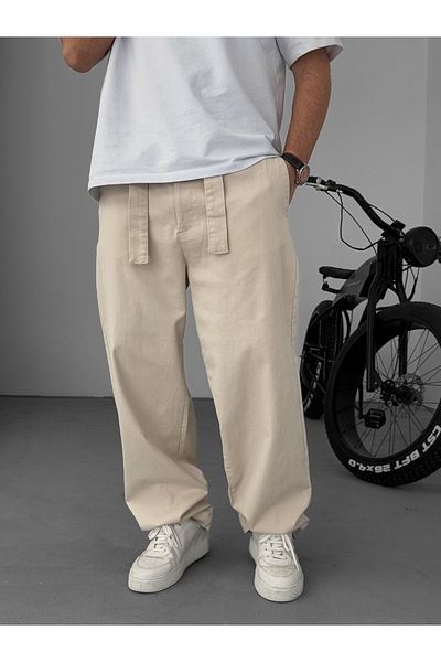 BYBASICMAN Stone Basic Belted Baggy Pants Ke-1006/1011