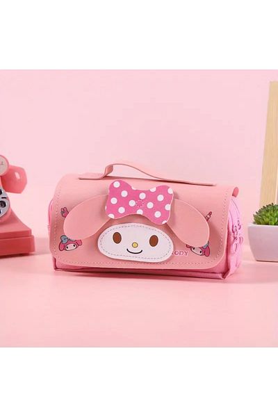 BABUN Μολυβοθήκη για κορίτσια Sanrio Kuromi 3D 3D με λαβή δύο θέσεων μεγάλης χωρητικότητας