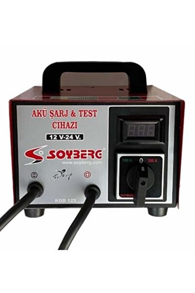 Soyberg 4V-36V AKÜ TEST CİHAZI (2 KADEMELİ) (150 A/300 A)