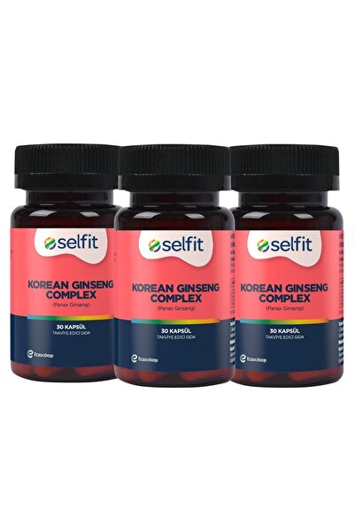 Selfit Korean Ginseng Complex 30 Kapsül x 3