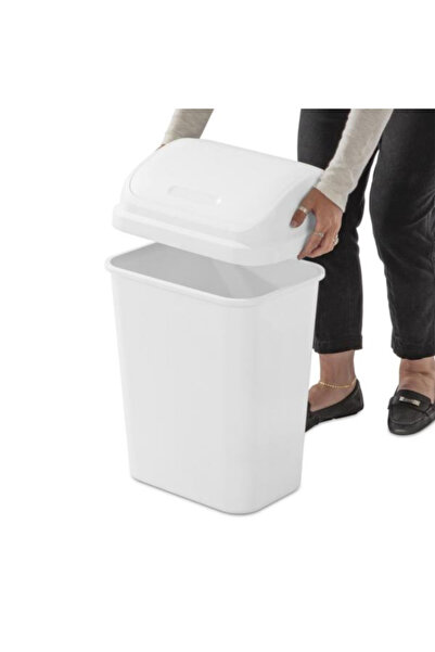 Sterilite Elegant and Modern Design BPA-Free Plastic SwingTop Wastebasket 7.8 Gallon