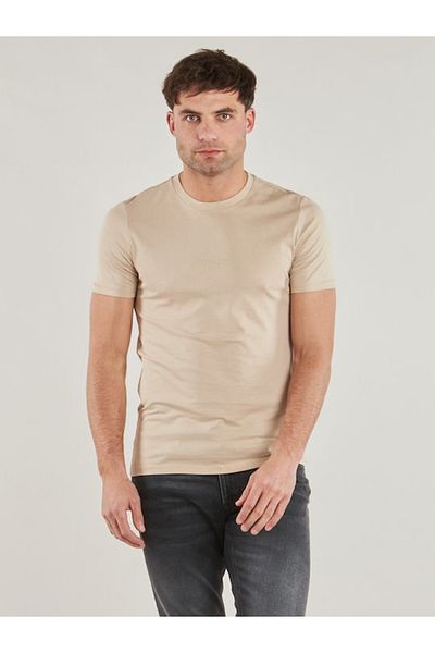 Guess Jeans Ανδρικό μπεζ slim fit t-shirt G1DR Guess τζιν