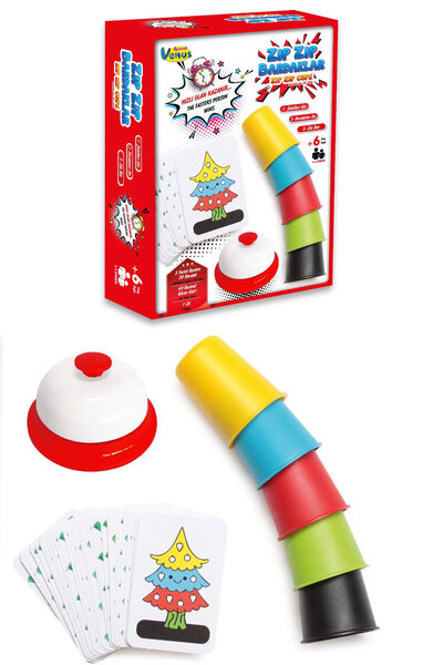 Colorful Fun & Educational Practical Cup Game Hopping Cups