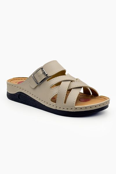 Ayakkabı City Women's Orthopedic Slippers Daily Indoor and Outdoor Women's Slippers