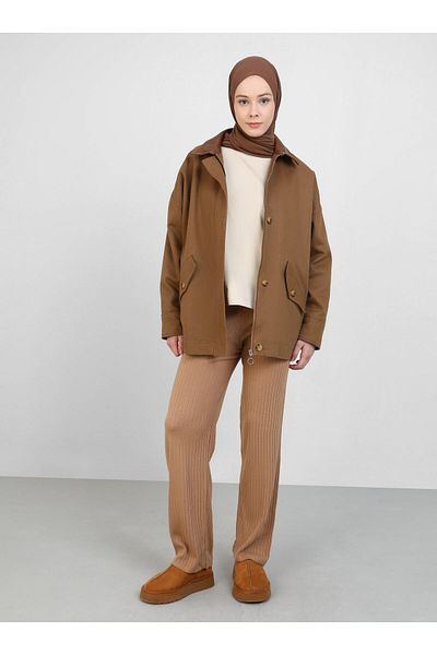 Por La Cara Knitwear Trousers - Biscuit - Por La Cara