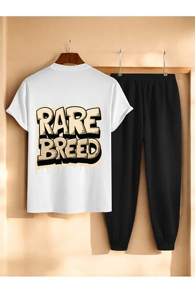 uyguntarz Unisex Rare Breed Printed Tracksuit Set