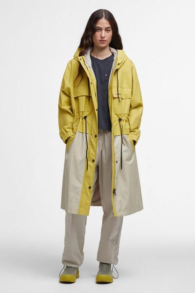 Barbour Evie Showerproof Parka GN32 Limeade