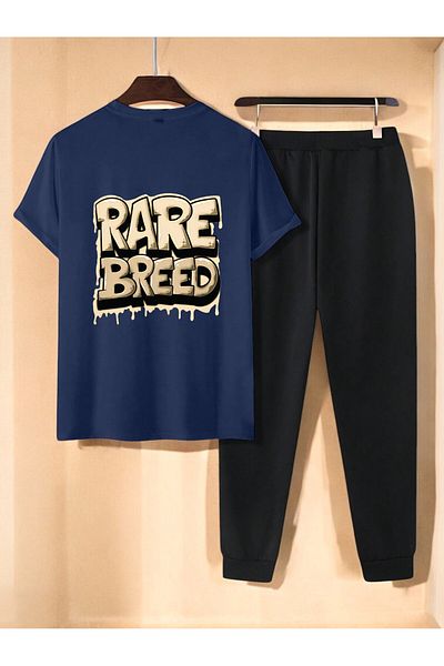 uyguntarz Unisex Rare Breed Printed Tracksuit Set