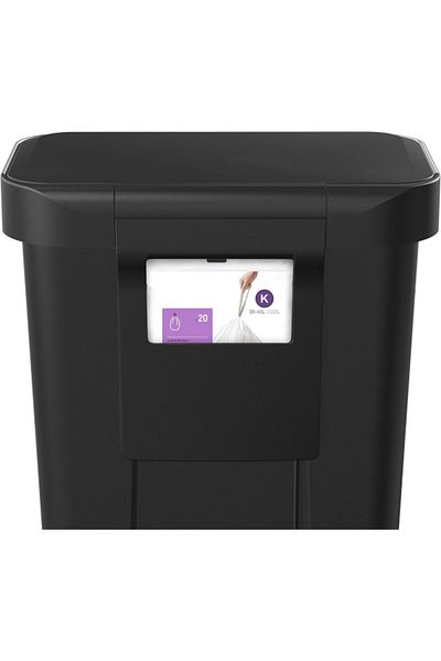 Simplehuman Rectangular Pedal Bin with Liner Pocket 45 Liter