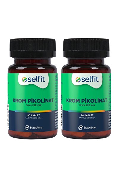 Selfit Krom Pikolinat 200 mcg 90 Tablet x 2