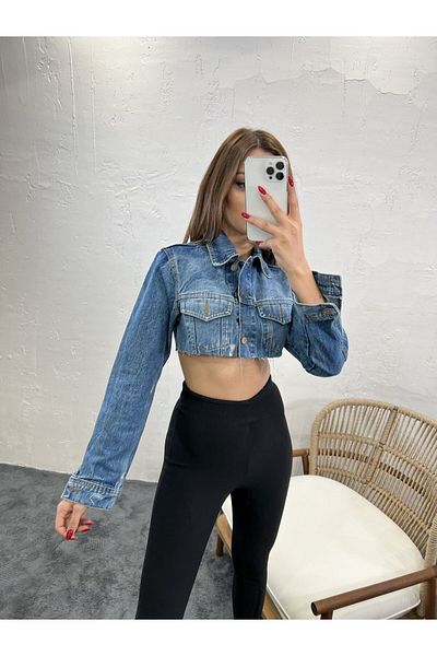 modaserdem 6290 Denim Jacket-Blue