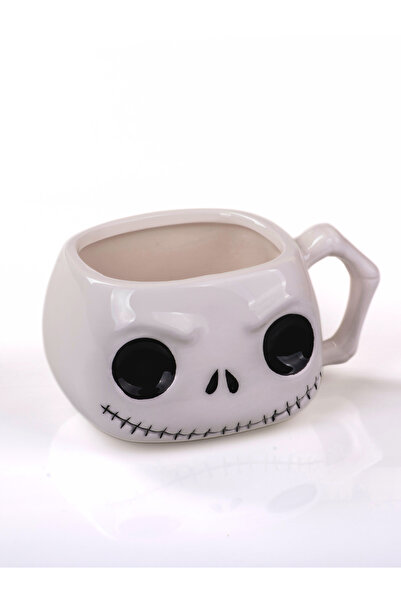 MUKKO HOME 3D Jack Skellington Porcelain Mug - 450ml, the Nightmare before Christmas Themed, Gift Boxed