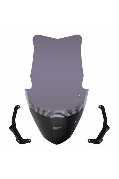GP KOMPOZİT Kymco KRV 200 2023 Uyumlu Ön Cam Füme 74 cm