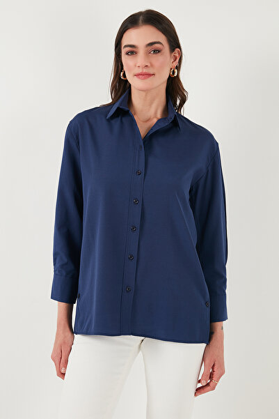 Lela Cotton Regular Fit Buttoned Slit Detailed Shirt Shirt 6772920