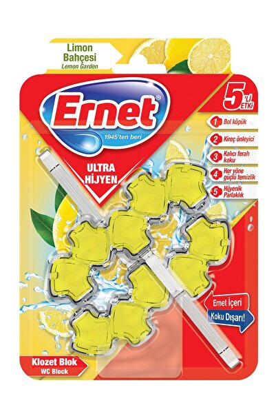 Ernet Ultra Hijyen Klozet Blok Limon Bahçesi 2x50 G