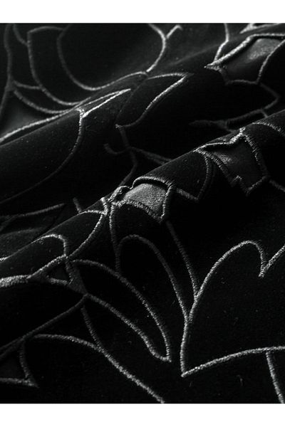 femi9 Floral velvet dress