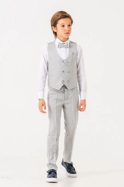 My Hanne Bow Tie Vest Suit 3053