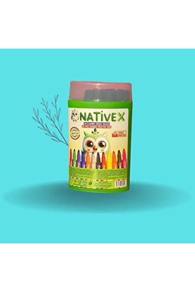 NativeX Jumbo 12 Li Keçeli Boya Kalemi