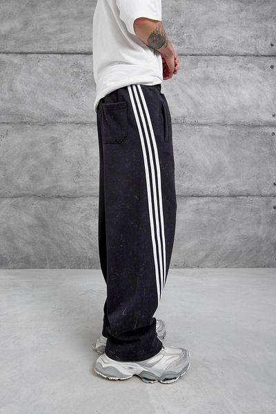 NOMARC Μαύρο Ynzay-3 Written Baggy Sweatpants