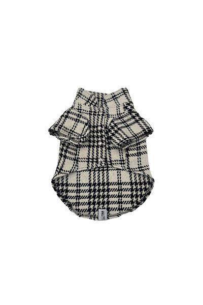 JesPawty White Dog Lumberjack Shirt