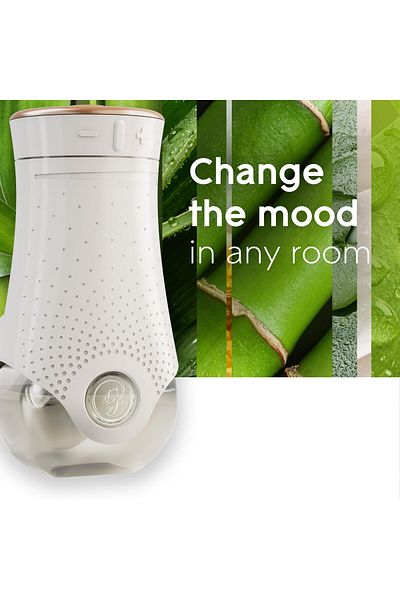 Glade Bamboo & Bliss Air Freshener Refills, Scented & Essential Oils, 3.35 Fl Oz, 5 Count