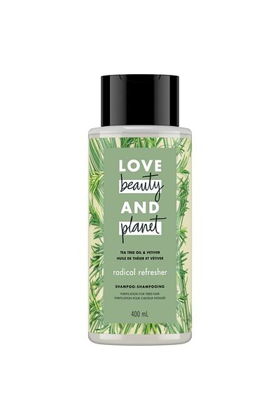 Love Beauty and Planet tea tree oil & vetiver shampoo, 400ml (1 battles)