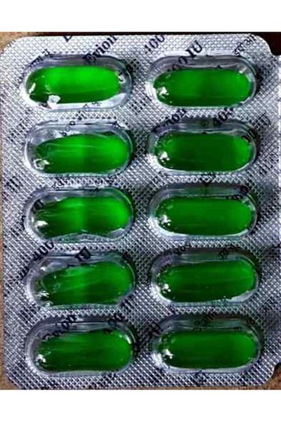 Evion 50 Evion Capsules Vitamin E for Glowing Face,Strong Hair,Acne,Nails, Glowing Skin 400mg