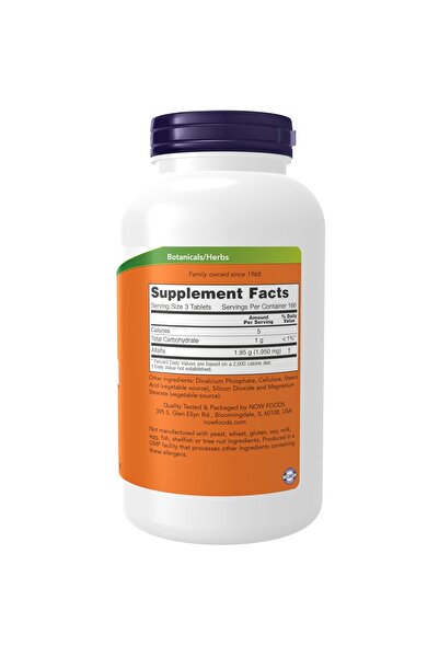 Now Foods Supplements, Alfalfa 650 mg source of Vitamin K, Green Superfoods, 500 Tablets