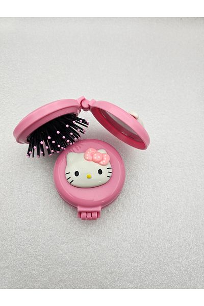 Meyra Accessories Sanrio Kawaii Hello Kitty Mirrored Mini Pocket Mirror and Comb Luxury Production