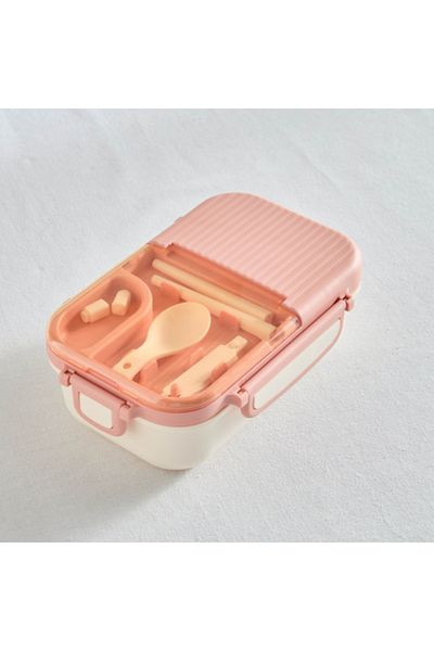 Home Box Neo Sarah 2-Grid Lunch Box with Spoon and Chopsticks 800 ml