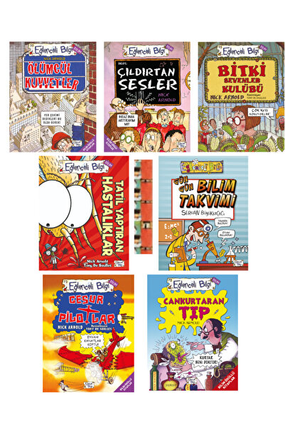 Eğlenceli Bilgi Yayınları 4.5.6.Sınıf-Eğlenceli Bilim kitapları-Çıldırtan Sesler,Bitki Sevenler Kulübü,Cankurtaran Tıp(7kitap)