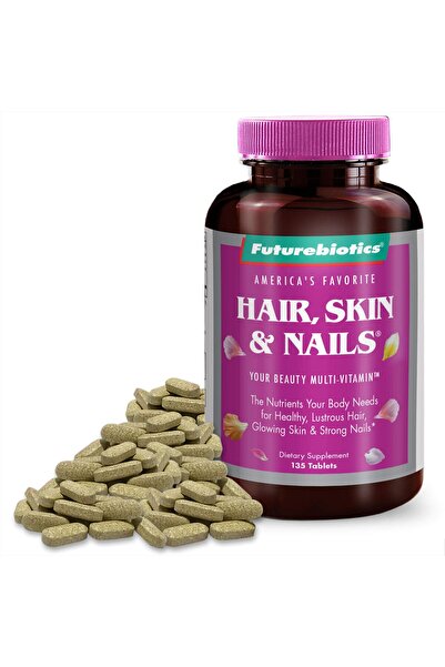 Futurebiotics Hair, Skin, & Nails Beauty Multivitamin, 135 Tablets