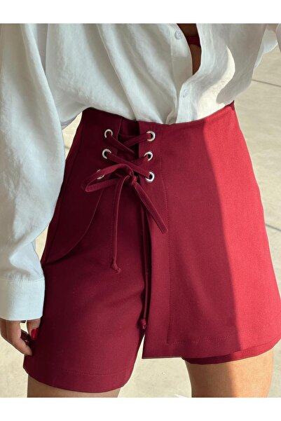 mydukkan.co Kuşgözü Detay Şort Etek