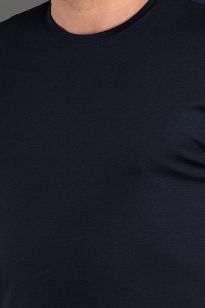 ZEKİ ÖZER Ανδρικό μπλουζάκι Navy Blue Basic O λαιμόκοψη