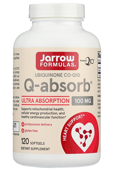 Jarrow Formulas Q-Absorb CoQ10 100 MG, 120 CT