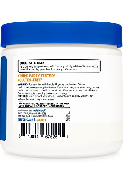 Nutricost L-Glutamine Powder 250 Grams