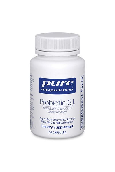 Pure Encapsulations Probiotic G.I. - Shelf Stable for Intestinal Health - Lactobacillus & Bifidobacterium - 60 Capsules