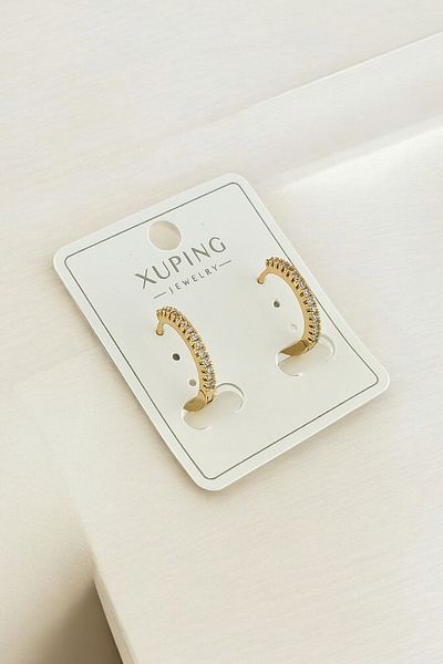 Çlk Accessories Xuping لا يفقد اللون الحد الأدنى من الأقراط الحجرية 35658