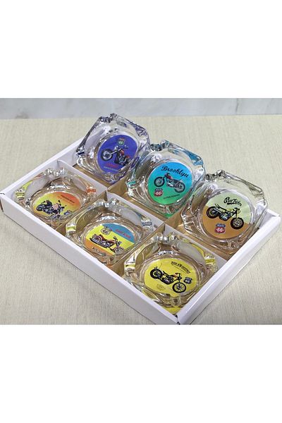 Oneol Yayınevi Glass Ashtray Alk3641 - 1Ol8204-6761