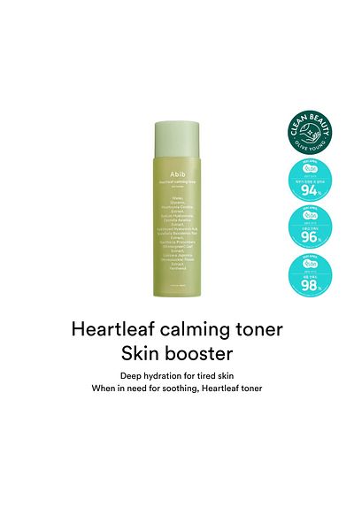 Abib Heartleaf Calming Toner 7.1 fl oz / 210ml - Sensitive & Irritated Skin Relief, Acne Care