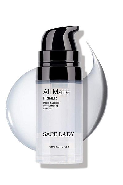 Sace Lady Invisible Pore Matte Primer, Oil-Control Smooth Gel 12ml/0.4Fl Oz